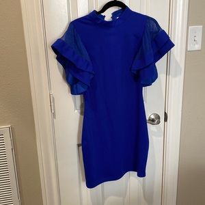 Royal blue dress